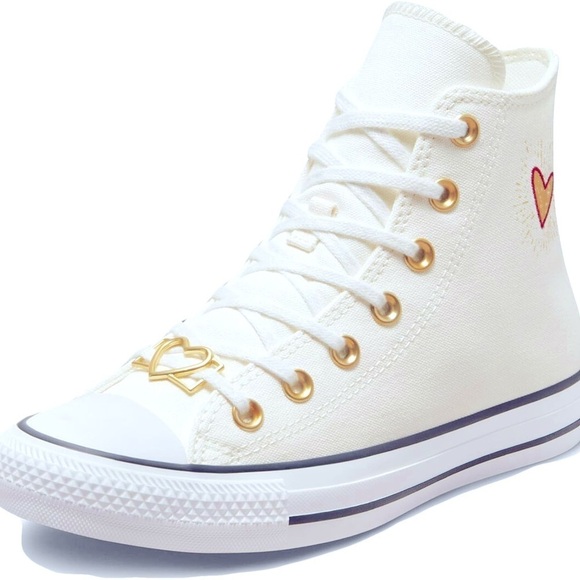 Converse Shoes - Converse Chuck Taylor All Star High White Valentine's Day 2023